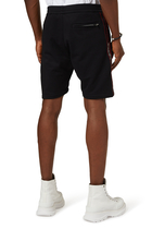 Wide-Leg Logo Shorts